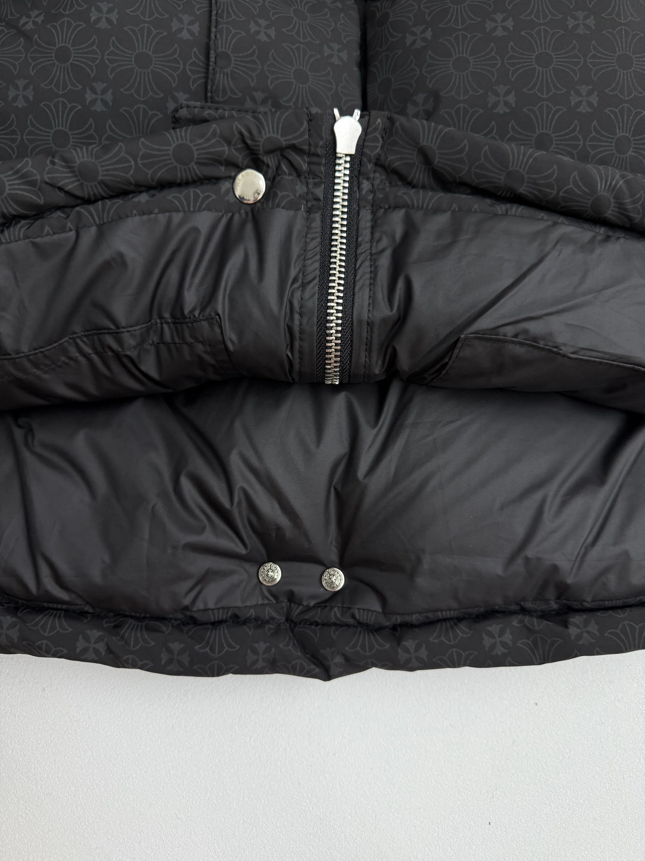 P1010 Chrome Hearts Chrome Hearts Sanskrit all-over jacquard down jacket S/M/L/XL